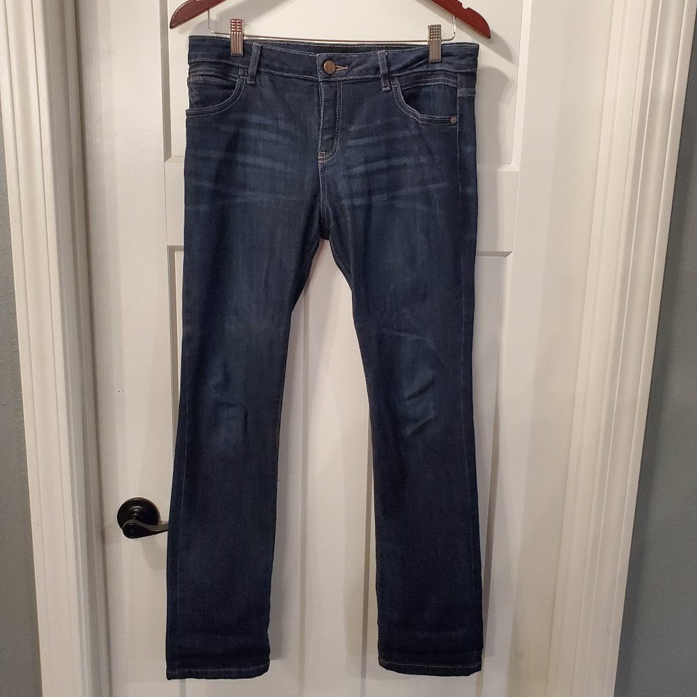 Simply Vera Jeans Women's Size 4 Blue Capri Roll Cuffed Mid Rise Pants